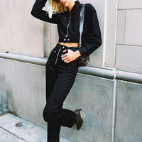 Stallion High Rise Straight Leg Jeans Indigo