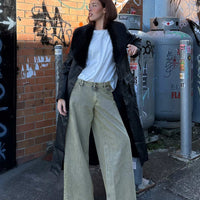 Jaycee Low Rise Wide Leg Jeans Antique Wash