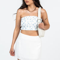Selby Mini Skirt White Petite