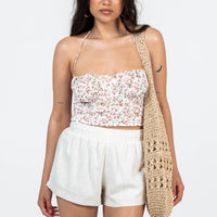 Beach House Shorts Off White Petite