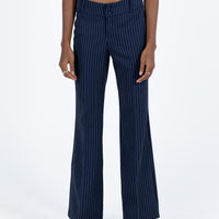 Archette Pant Navy Pinstripe