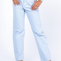Livorno Straight Leg Ice Blue Denim Jeans
