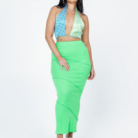 Oscar Maxi Skirt Apple Green