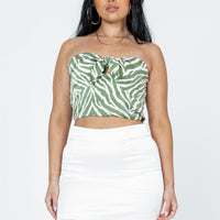 The Sorrow Mini Skirt White