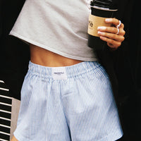 Sincar Boxer Shorts Blue / White Stripe