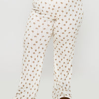 Sleepytea Pointelle Sleep Pant Multi Curve