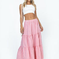 Hale Midi Skirt Pink