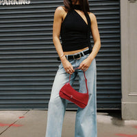 Ramos Low Rise Denim Jeans Light Wash