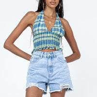 Geneva Light Wash Denim Shorts