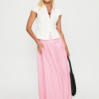 Apresia Maxi Skirt Pink Gingham