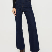 Zephee Wide Leg Jeans Dark Wash