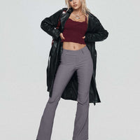 Kinkirk Flared Pants Grey Tall