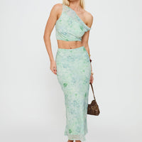 Devereaux One Shoulder Set Green