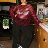 Flossie Parachute Pants Black Curve