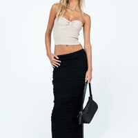 Seabrook Maxi Skirt Black