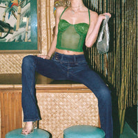 Rourke Low Waist Jeans Dark Wash Denim