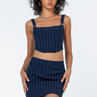 Josie Mini Skirt Blue