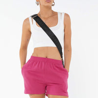 Cenzo Track Shorts Pink