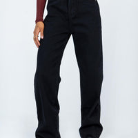 Kalinda Denim Jeans Black