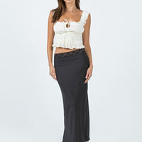 The Charmaine Maxi Skirt Black