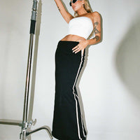 JGR & STN Bianca Maxi Skirt Black