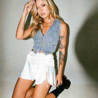 Gibbs Mini Skirt White