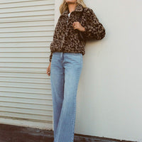 Colemane Mid Rise Flared Jeans Angel Blue