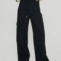 Presson Cargo Pants Washed Black
