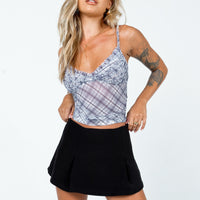 Valaree Low Waist Mini Skirt Black