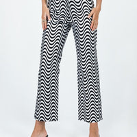The Ragged Priest Wave Jeans Glitter Denim Silver / Black