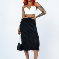 Blanca Midi Skirt Black