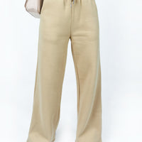 Kaiden Straight Leg Track Pant Beige