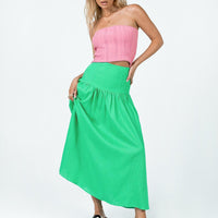 Carol Maxi Skirt Green