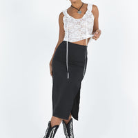 Jansson Midi Skirt Black