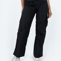 Fernando Parachute Pants Black