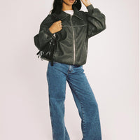 Jankins Low Rise Straight Leg Jeans Mid Wash