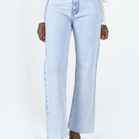 Queenstown Straight Leg Jeans Light Wash Denim