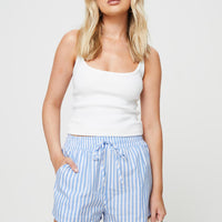 Charmen Shorts Blue / White