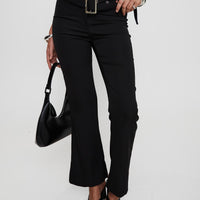 Gabrielli Belted Pant Black