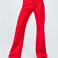 Cabarita Lounge Denim Jeans Red