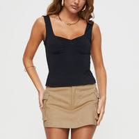 Superia Cargo Skort Taupe