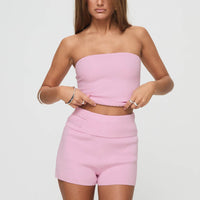 Jhett Knit Shorts Pink