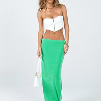 Viviana Midi Skirt Green