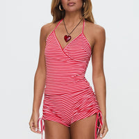 Spend My Nights Set Red Stripe