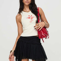 Ayra Lace Mini Skirt Black