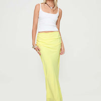 Herrera Maxi Skirt Yellow