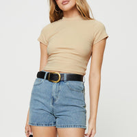 Shaline Shorts Light Wash Denim