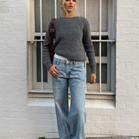 Serenitia Mid Rise Straight Leg Jeans Light Wash Tall