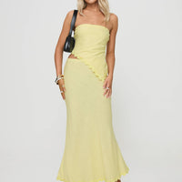Silvershore Maxi Skirt Yellow