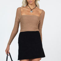 Selby Mini Skirt Black Tall